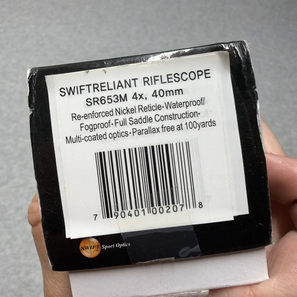 Swift Reliant 4x40mm Rifle Scope Black SR653M Fogproof